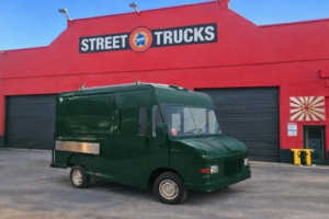 food truck furgón flensb verde