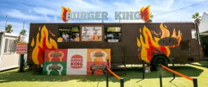 ood truck personalizado fabricado por Street Trucks para Burger King en España, usado en eventos y activaciones de marca.